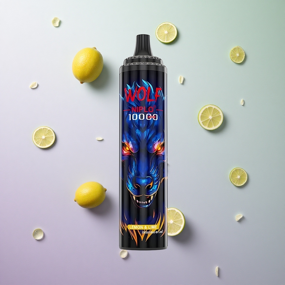 JNR Wolf Niplo 10000 Puffs Disposable Vape Limone & Lime Italy wholesale Capacità e-liquid: 20ml