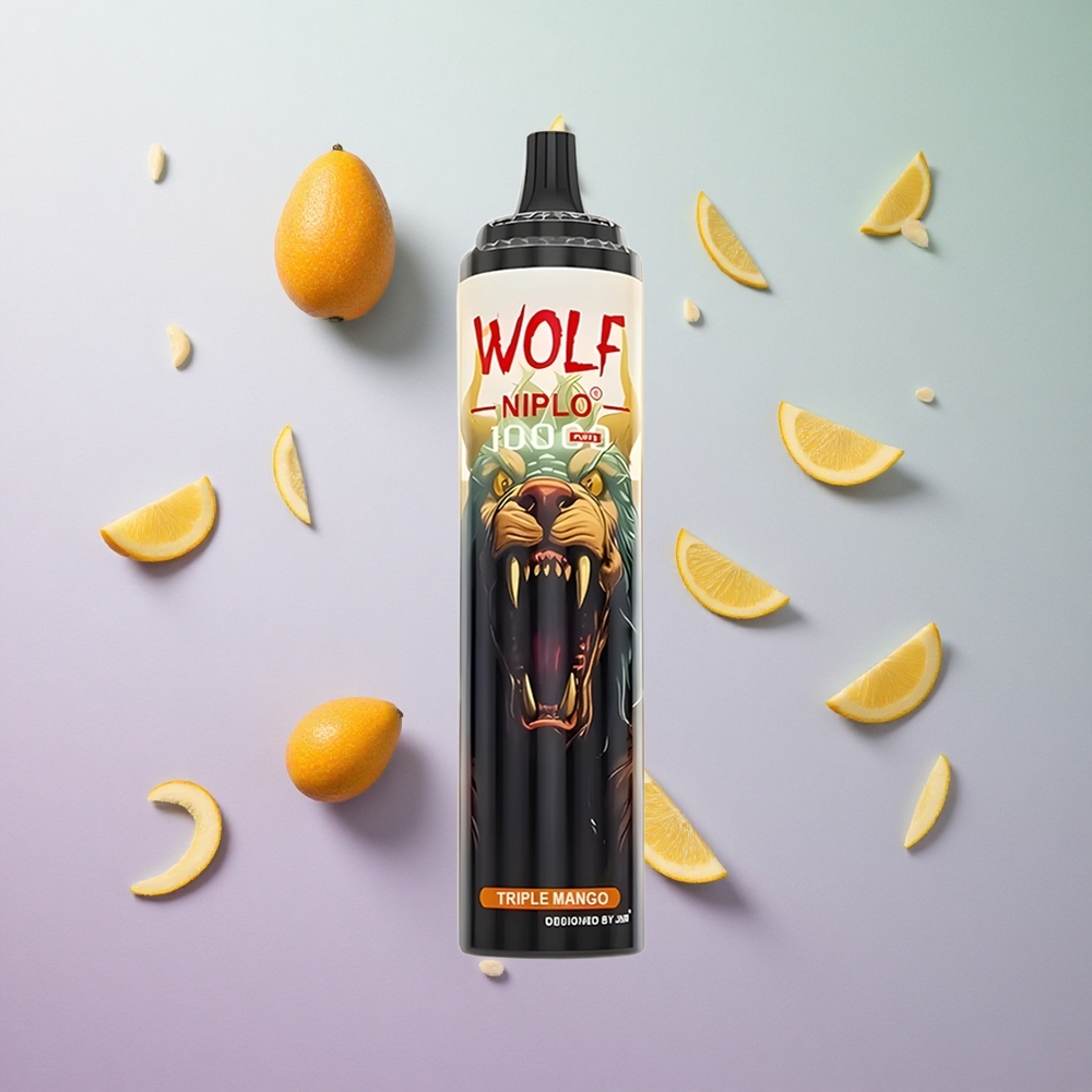 JNR Wolf Niplo 10000 Puffs Triple Mango Italia wholesale Ricarica Rapida Type-C