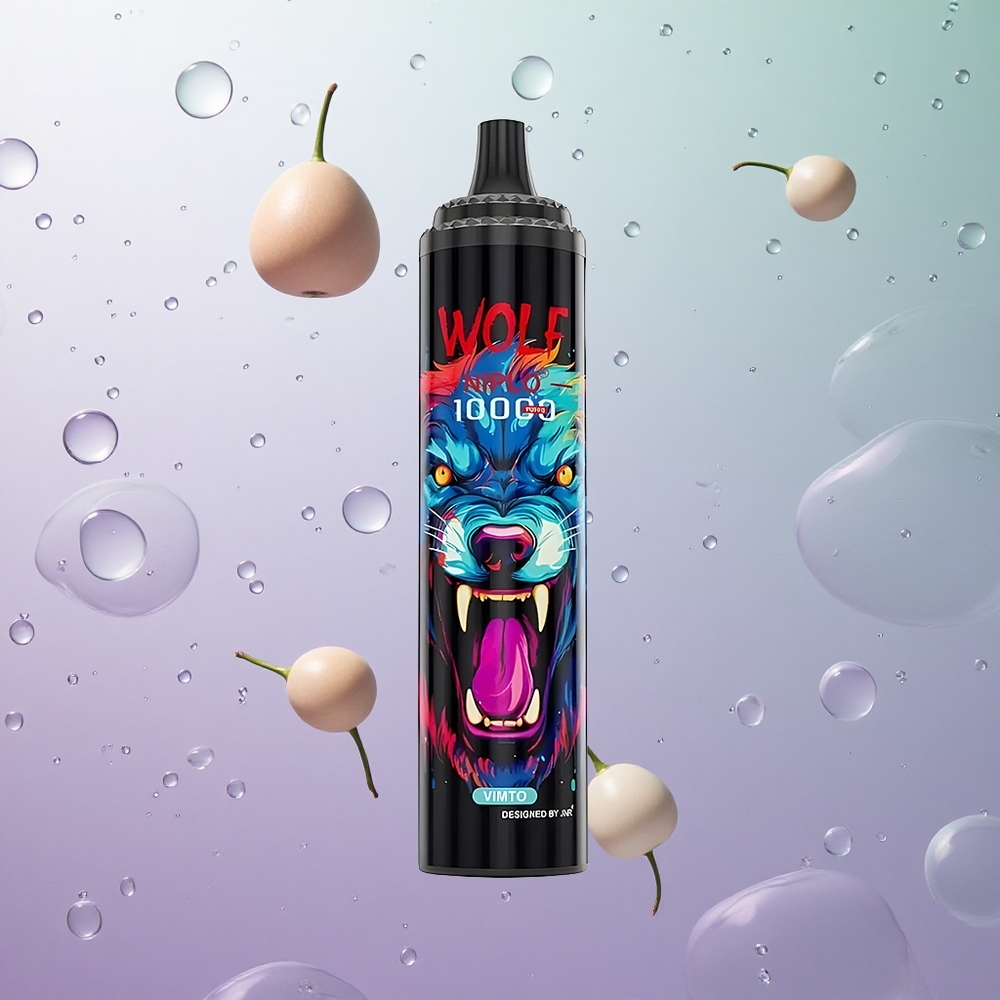 JNR Wolf Niplo 10000 Puffs Vimto Italia Italy wholesale 20ml 0% 2% 5% Nicotina