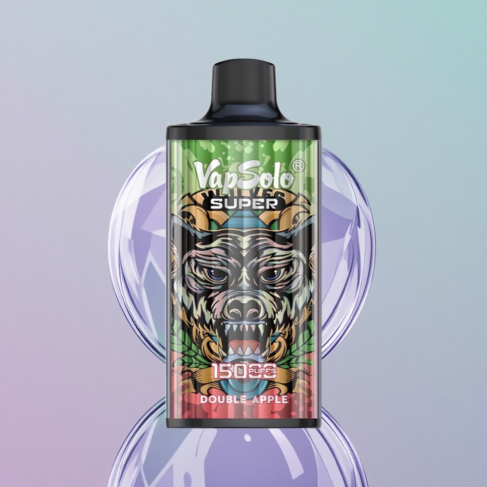 Vapsolo Super 15000 Puffs Mela Doppia Italy wholesale 40ml E-Liquid 850mah Mesh Coil