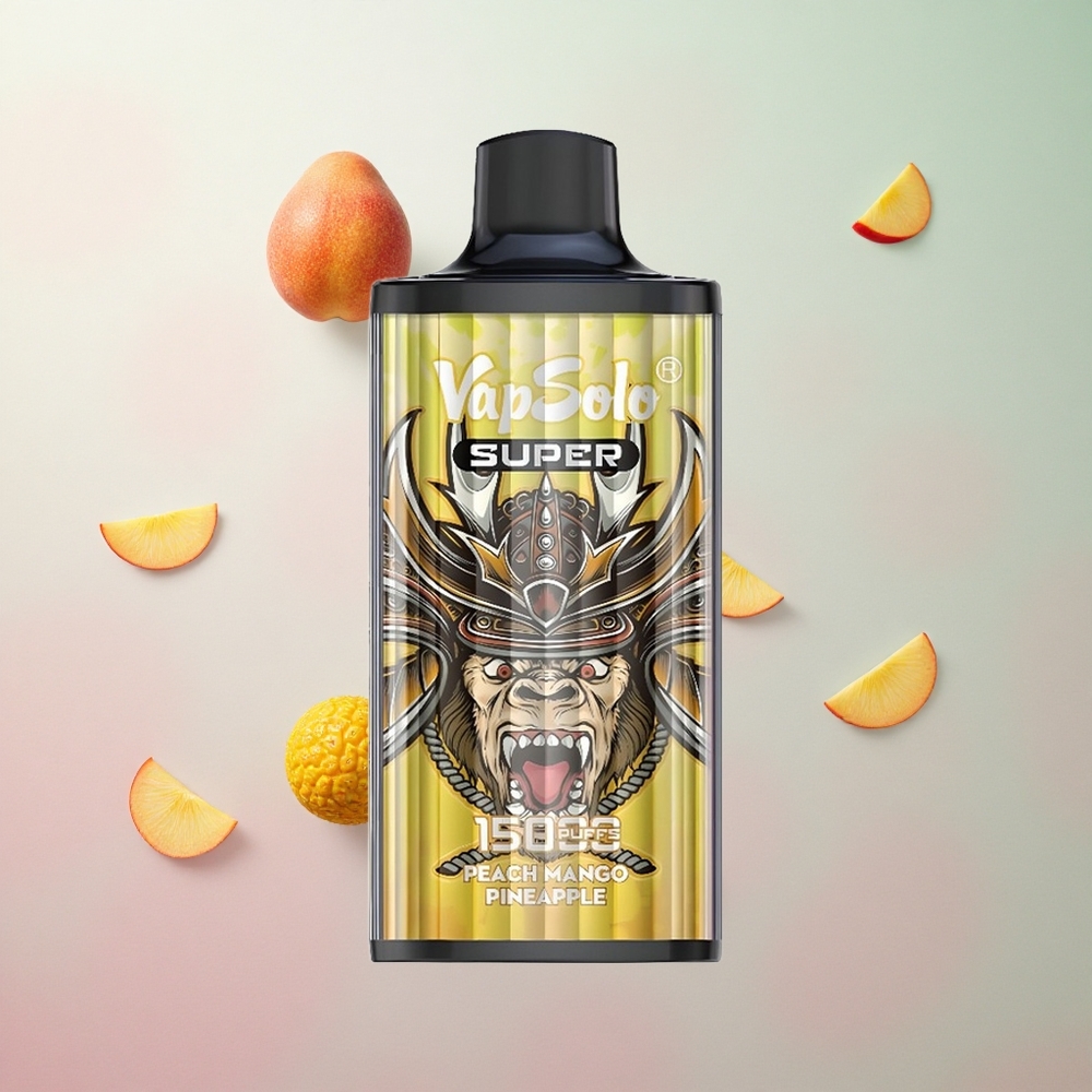 Vapsolo Super 15000 Puffs Pesca Mango Ananas Italy wholesale 40ml 850mah