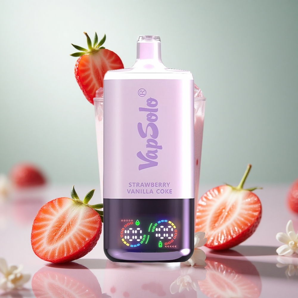 VapSolo Triple 30000 Puffs Fragola Vaniglia Coke 40ml Italy wholesale Tipo-C