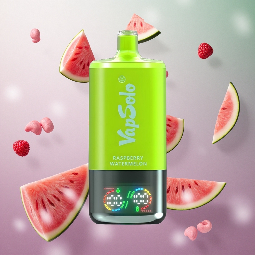 VapSolo Triple 30000 Puffs Lampone Anguria Italy wholesale 40ml 3 serbatoi