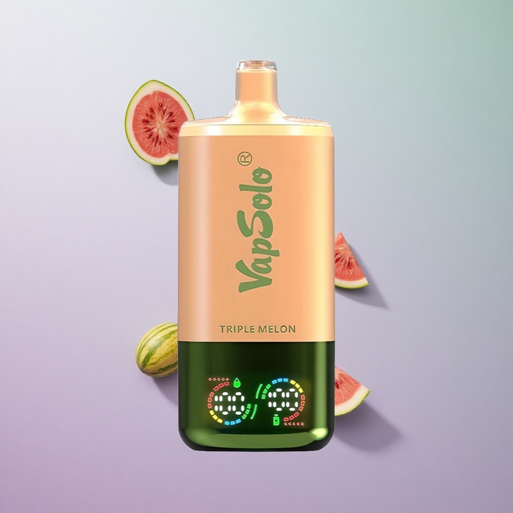 VapSolo Triple 30000 Puffs Triple Melone 40ml Italy wholesale Tipo-C
