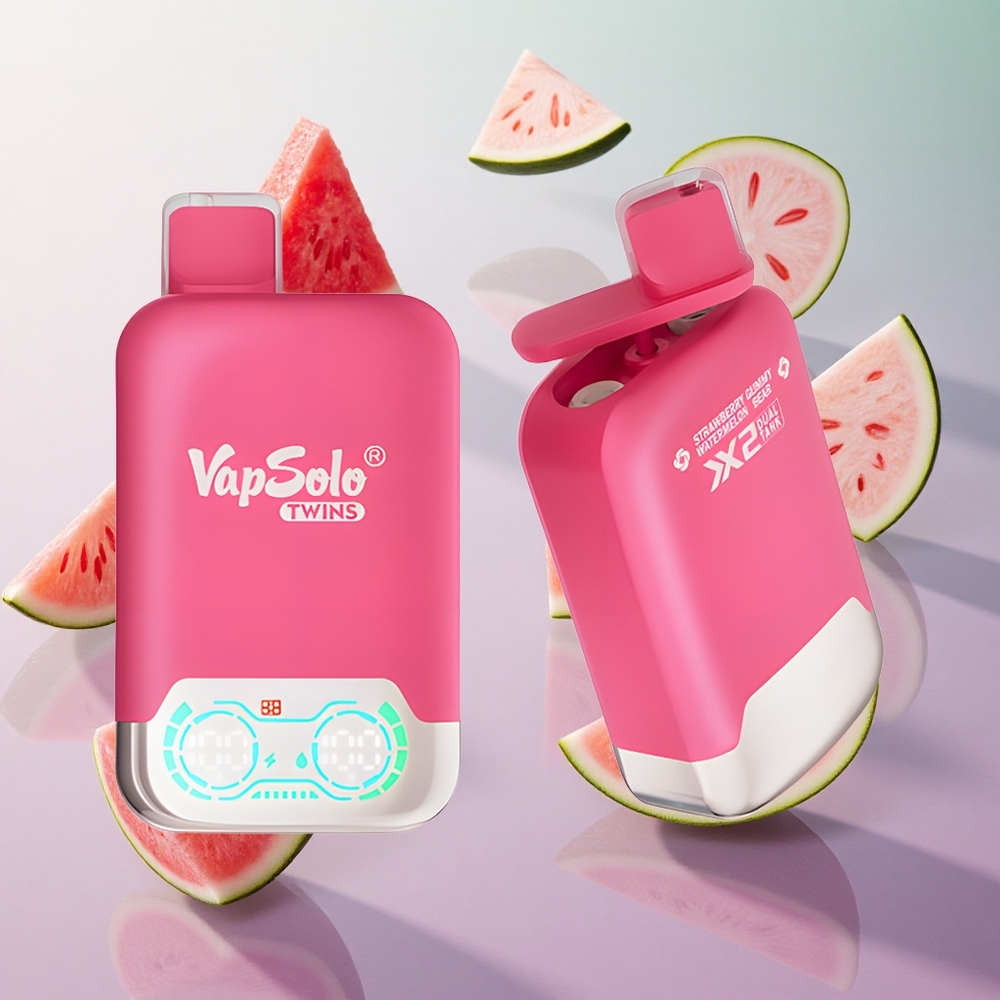 Vapsolo Twins 20000 Puffs Fragola Anguria & Orsetti Gommosi Italy wholesale Serbatoio 40ml