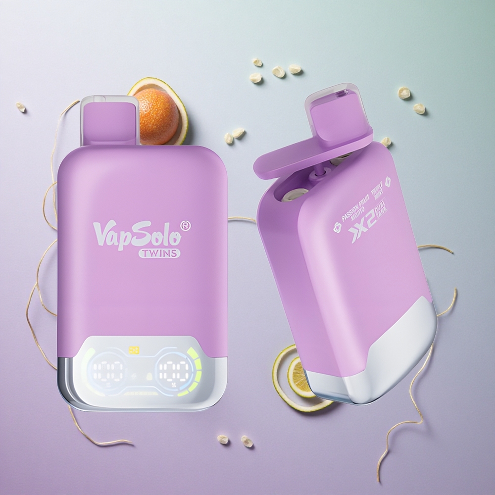 Vapsolo Twins 20000 Puffs Frutto della Passione Mojito & Triple Menta Italy wholesale Serbatoio doppio 40ml