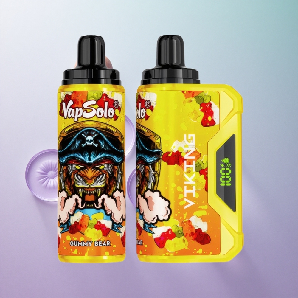 VapSolo VIKING 12000 Puffs Gummy Bear Orso Gommoso Italy wholesale con 22ml e-liquido