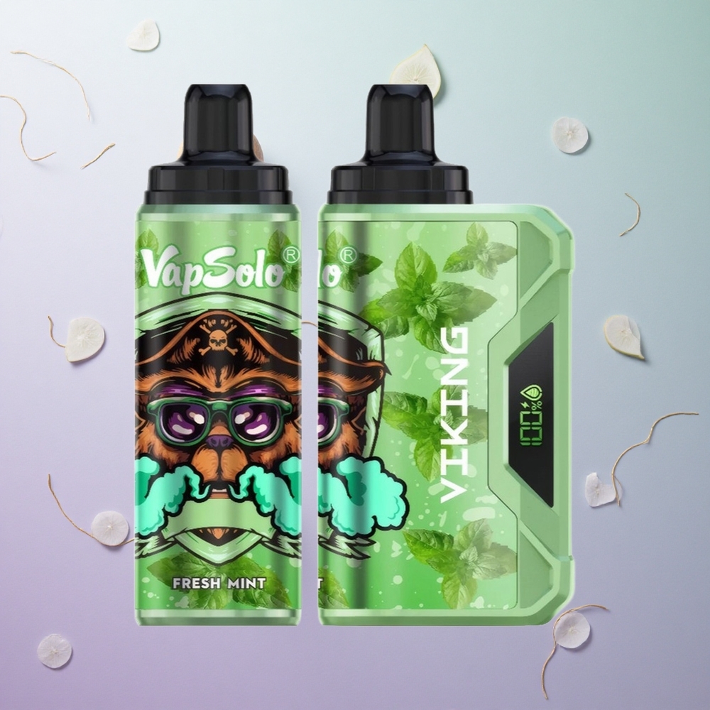 VapSolo VIKING 12000 Puffs Sigaretta Elettronica Monouso Menta Fresca Italy wholesale con 22ml E-Liquid