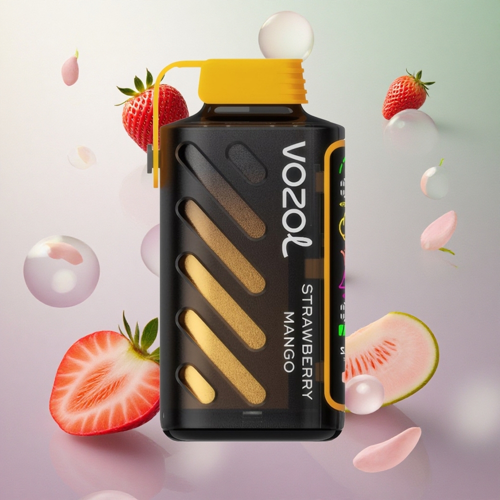 VOZOL Gear Power 20000 Puffs Fragola Mango Italy wholesale Schermo Intero Dual Mesh Coil