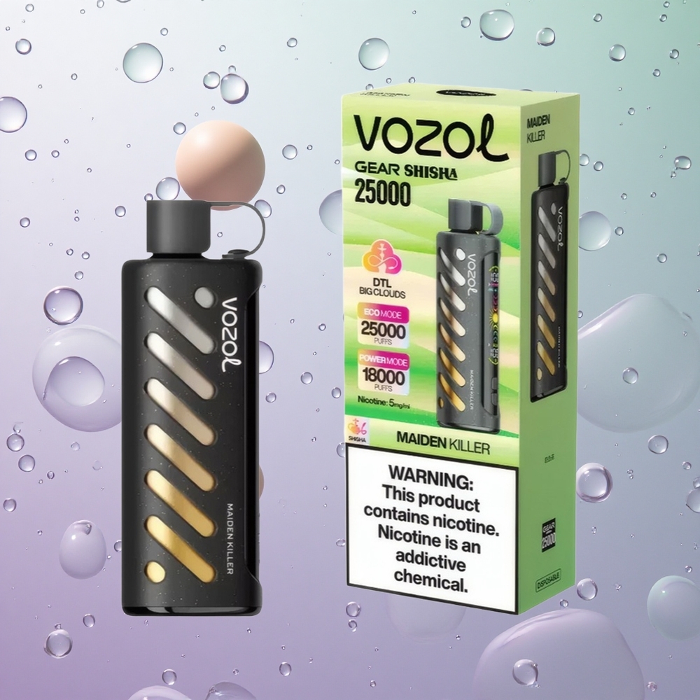 VOZOL Gear Shisha 25000 Puffs 30 Gusti Deliziosi Italy wholesale Dual Mesh Dual Modes