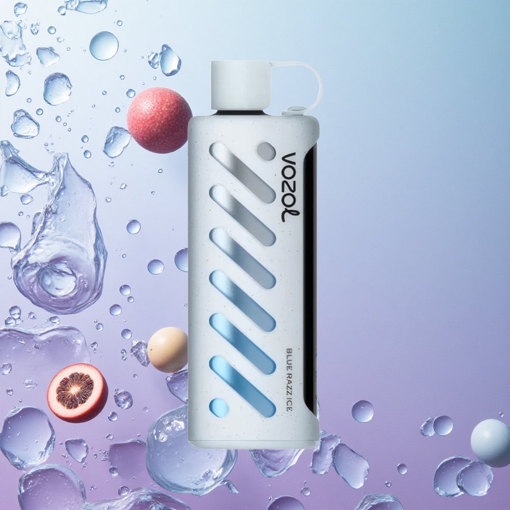 VOZOL Gear Shisha 25000 Puffs Blu Razz Ghiaccio Italy wholesale con 30 gusti deliziosi e S.i.L.C Tech