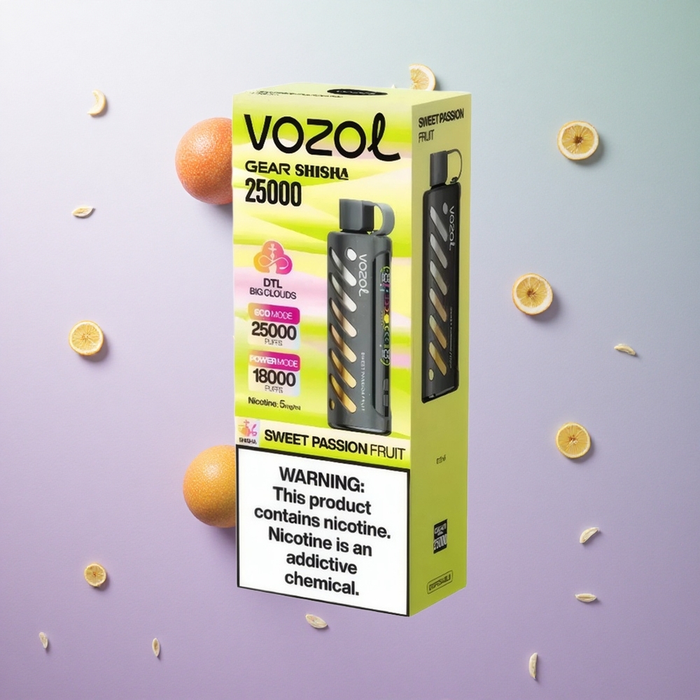 VOZOL Gear Shisha 25000 Puffs Frutto della Passione Dolce Italy wholesale S.i.L.C Tech 30 Gusti Deliziosi