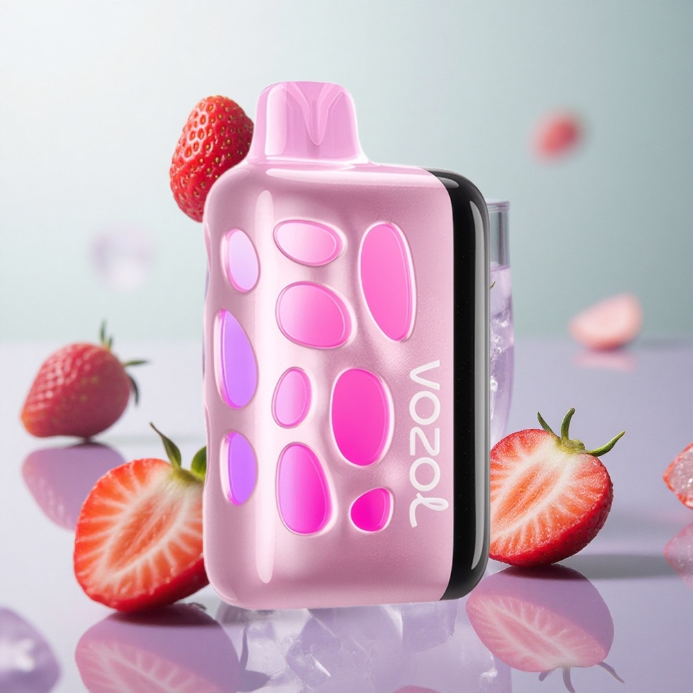 VOZOL RAVE 40000 Sigaretta Elettronica Usa E Getta Fragola Ghiaccio Italy wholesale Design Brillante 270°