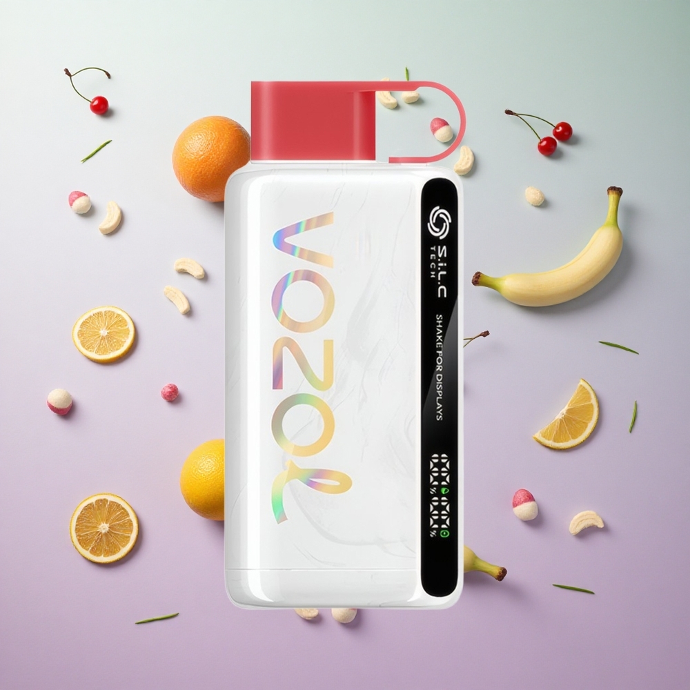 VOZOL STAR 9000/12000 Sigaretta Elettronica Usa E Getta Frutto del Drago Banana Ciliegia Italy wholesale Ricarica 30% più veloce