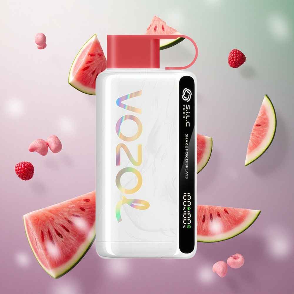 VOZOL STAR 9000/12000 Sigaretta Elettronica Usa E Getta Lampone Anguria Ricarica 30% più veloce Italy wholesale