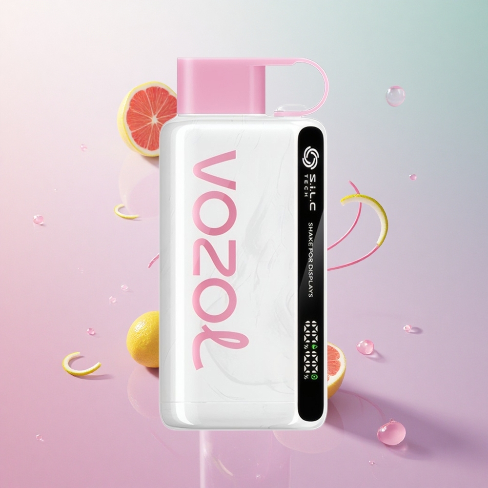 VOZOL STAR 9000/12000 Sigaretta Elettronica Usa E Getta Limonata Rosa Italy wholesale con 30% ricarica più veloce e protezione del bocchino