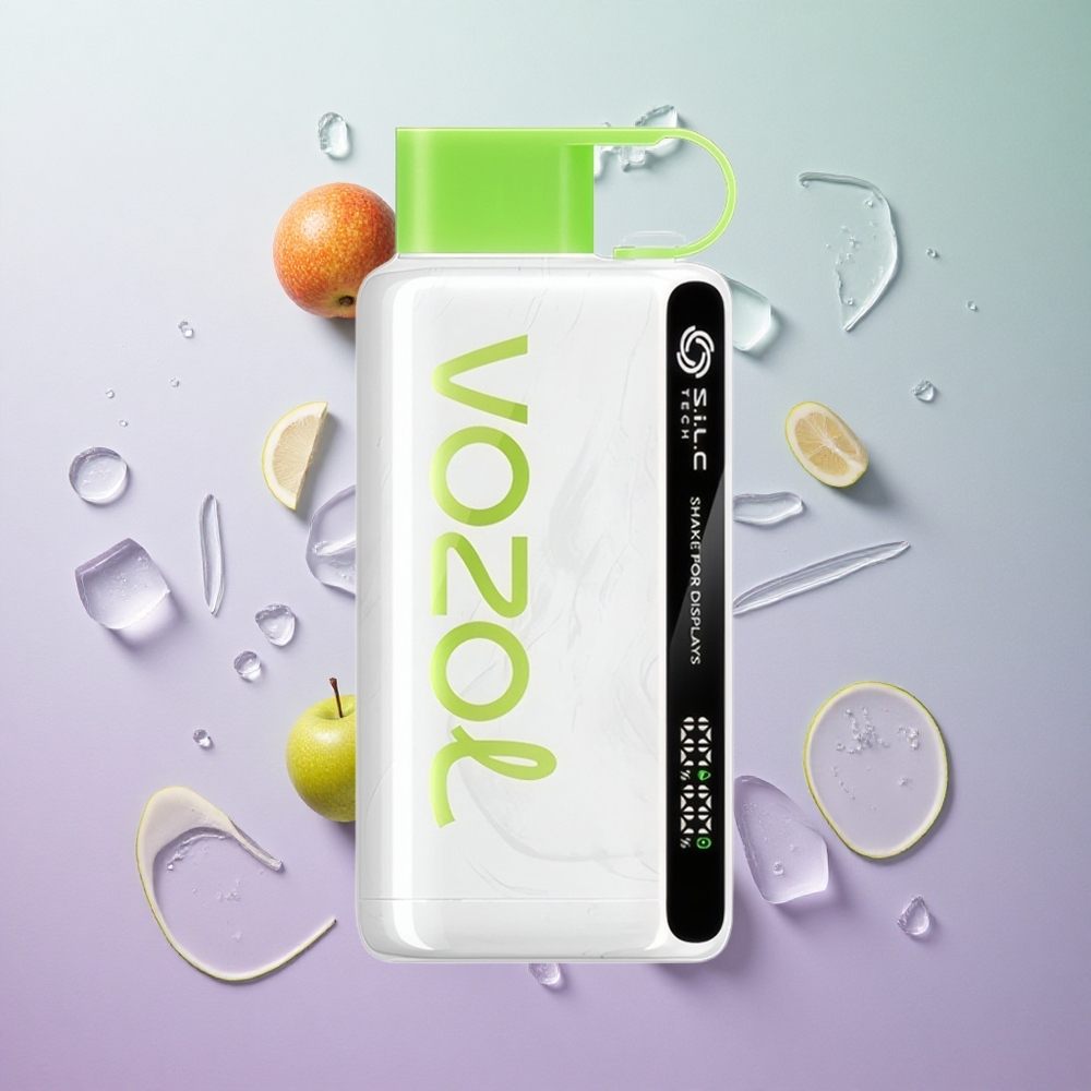 VOZOL STAR 9000/12000 Sigaretta Elettronica Usa E Getta Mela Acida Ghiaccio Italy wholesale con 9000/12000 Puffs e 30% ricarica più veloce