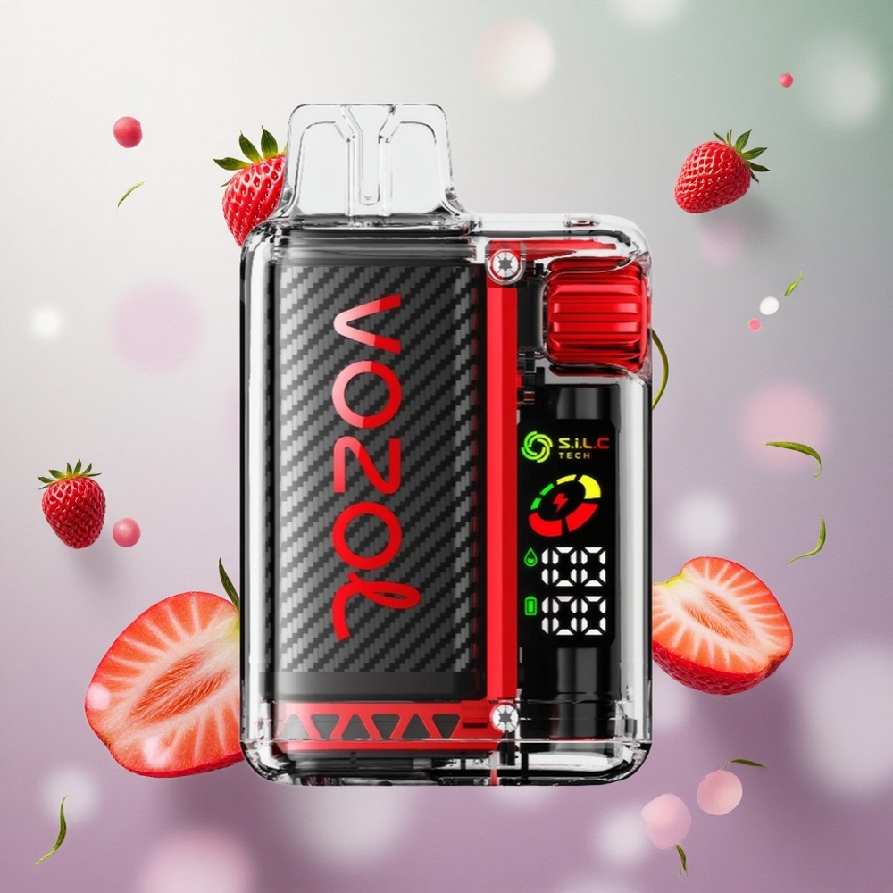 VOZOL Vista 20000 Puffs Fragola Lampone Ciliegia Italy wholesale Batteria Ricaricabile 650mAh OLED