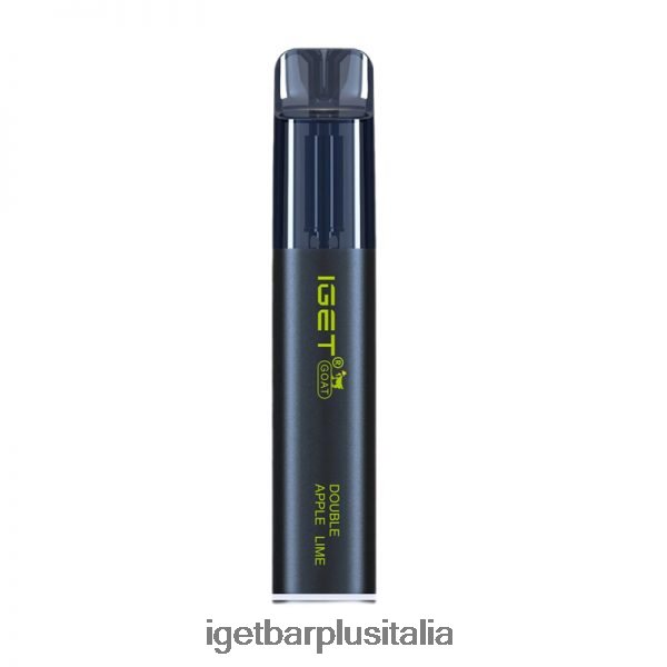 IGET Vapes Italy | iget capra senza nicotina 5000 sbuffi doppio lime di mela