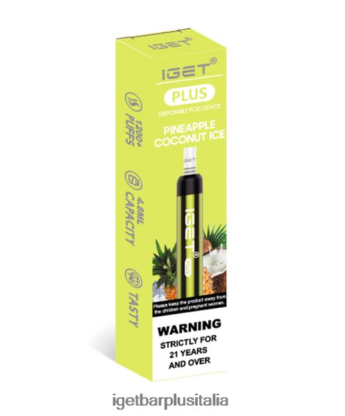 IGET Bar Italy | iget plus gelato al cocco e ananas
