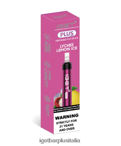 IGET E Cigarette | iget plus ghiaccio al limone e litchi