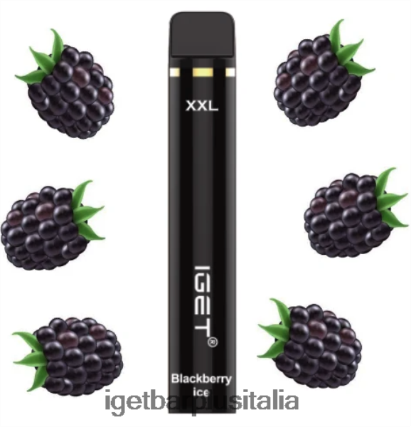 IGET Bar Italy | iget xxl - 1800 sbuffi ghiaccio alla mora