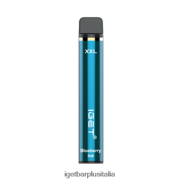 IGET E Cigarette | iget xxl 1800 sbuffi ghiaccio al mirtillo