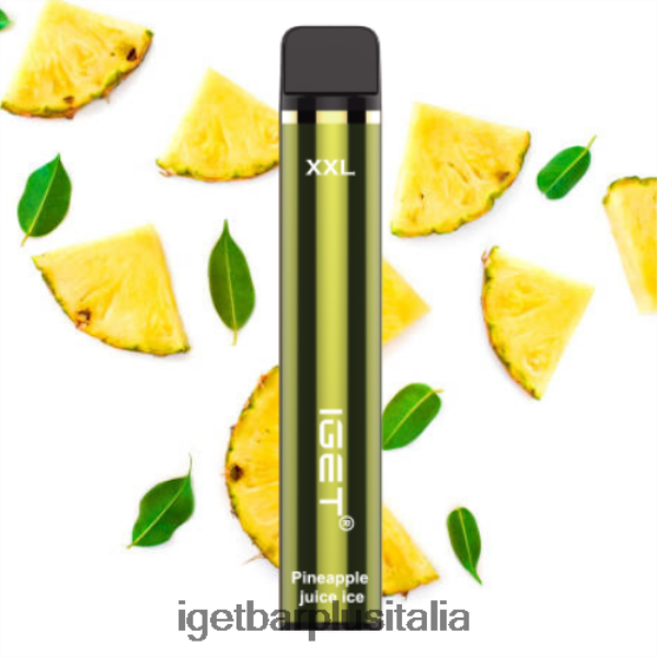 IGET E Cigarette | iget xxl - 1800 sbuffi ghiaccio al succo di ananas