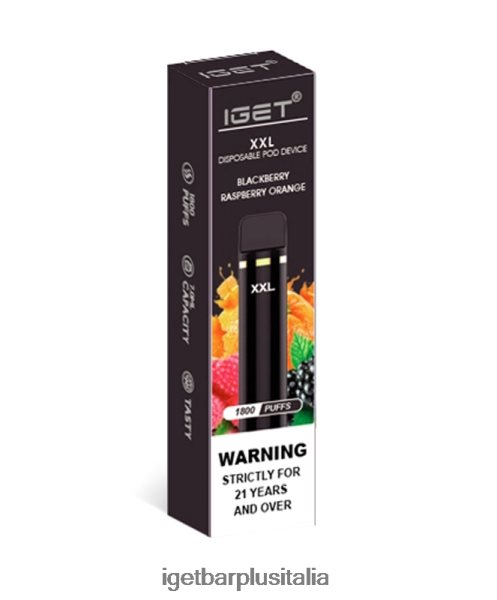 IGET E Cigarette | ricevo xxl mora lampone arancia