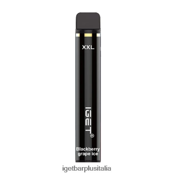 IGET Vape Italia | iget xxl 1800 sbuffi gelato all'uva e more