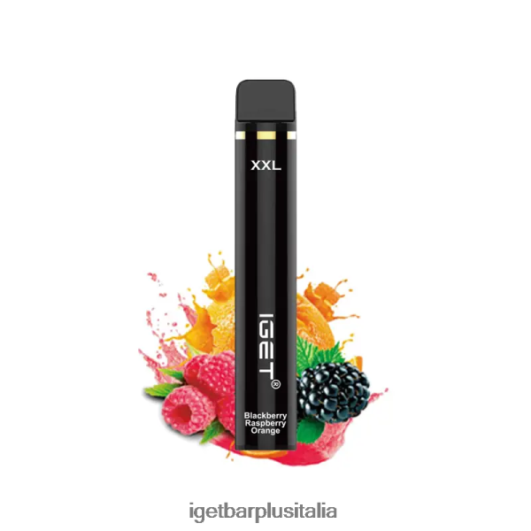 IGET Vape Italy | iget xxl 1800 sbuffi mora lampone arancia