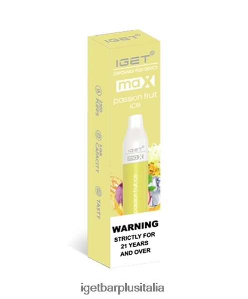 IGET Vape Italy | ottengo il massimo ghiaccio al frutto della passione