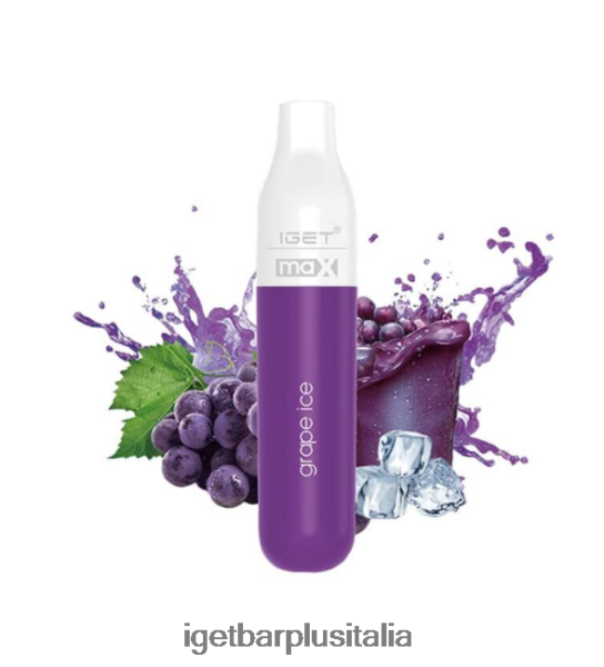 IGET Bar Italia | iget max - 2300 sbuffi ghiaccio d'uva