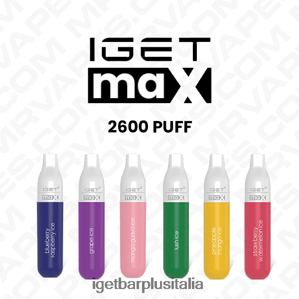 IGET Bar Italy | iget max vaporizzatore usa e getta all'ingrosso (2300 puff)