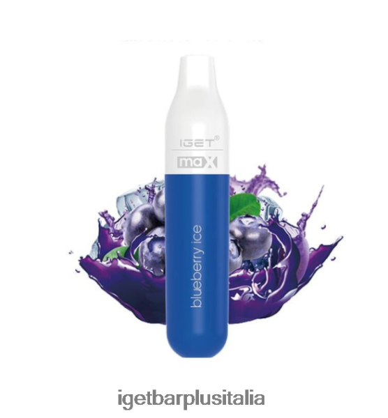 IGET Italia | iget max - 2300 sbuffi ghiaccio al mirtillo