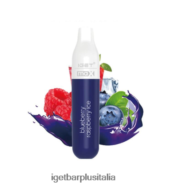 IGET Italy | iget max - 2300 sbuffi gelato al lampone e mirtillo