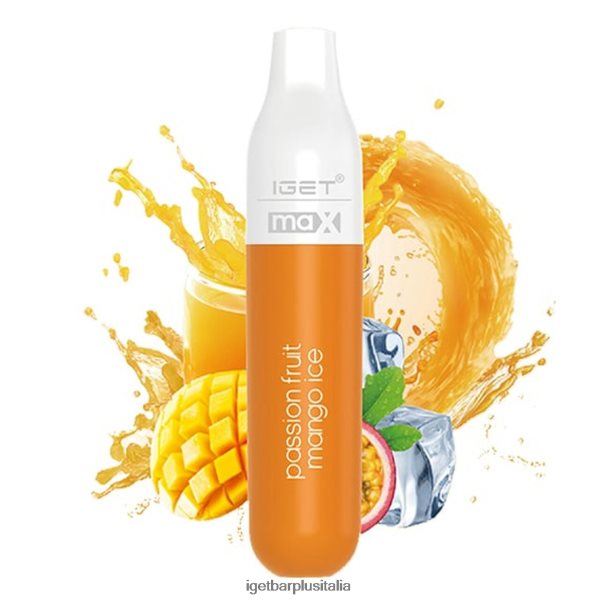 IGET Vape Italy | iget max - 2300 sbuffi ghiaccio al mango al frutto della passione