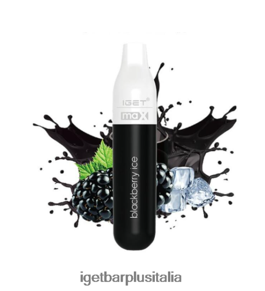 IGET Vapes Italy | iget max - 2300 sbuffi ghiaccio alla mora