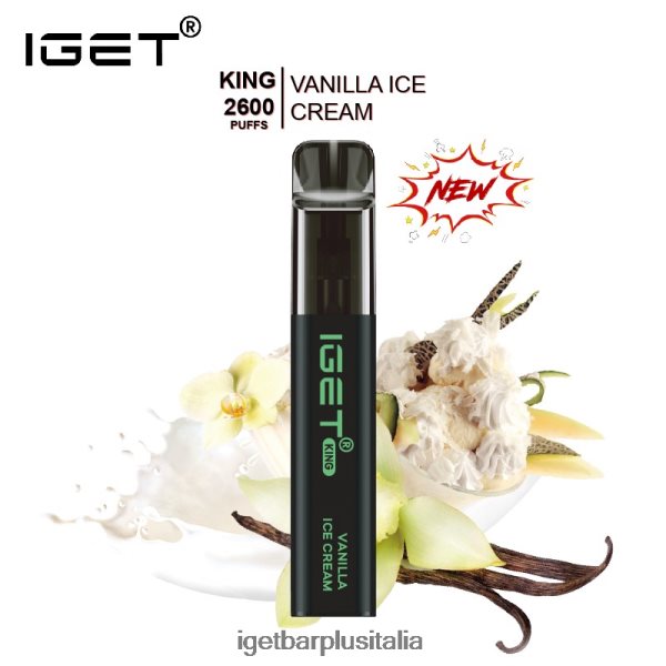 IGET Bar Italia | iget king - 2600 sbuffi gelato alla vaniglia