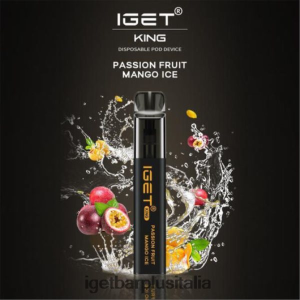 IGET Bar Italia | iget king - 2600 sbuffi ghiaccio al mango al frutto della passione