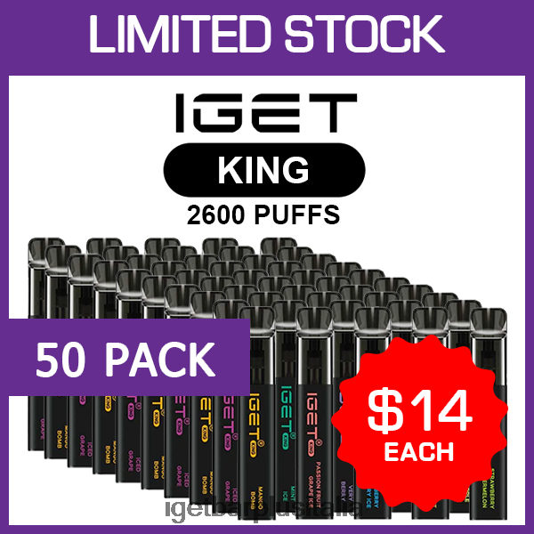 IGET Bar Italy | iget king - 2600 bignè - conf. da 50
