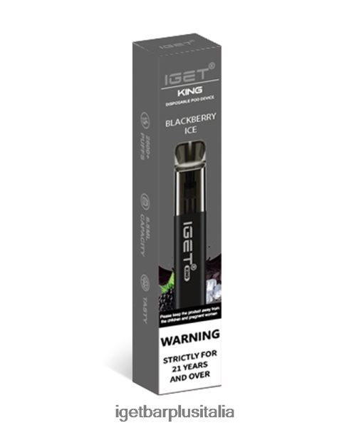 IGET E Cigarette | capisco il re ghiaccio alla mora