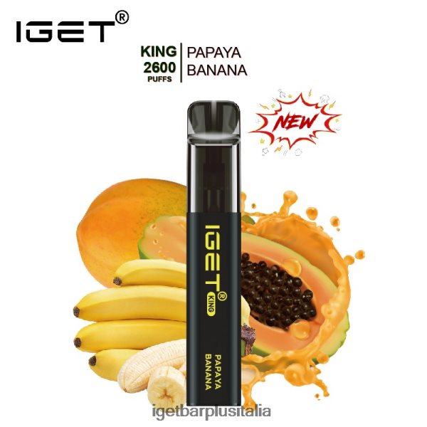 ghiaccio alla banana e papaia