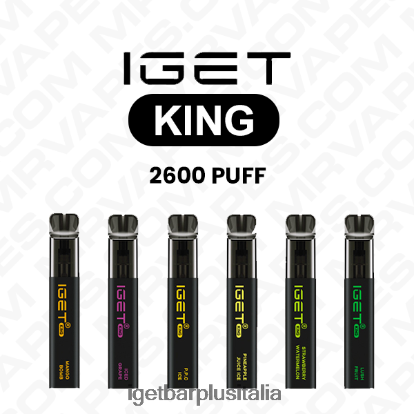 IGET Vape Online | iget king vaporizzatore usa e getta all'ingrosso (2600 puff)