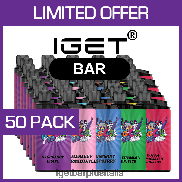 IGET Bar Italy | Barretta iget - 3500 bignè - conf. da 50