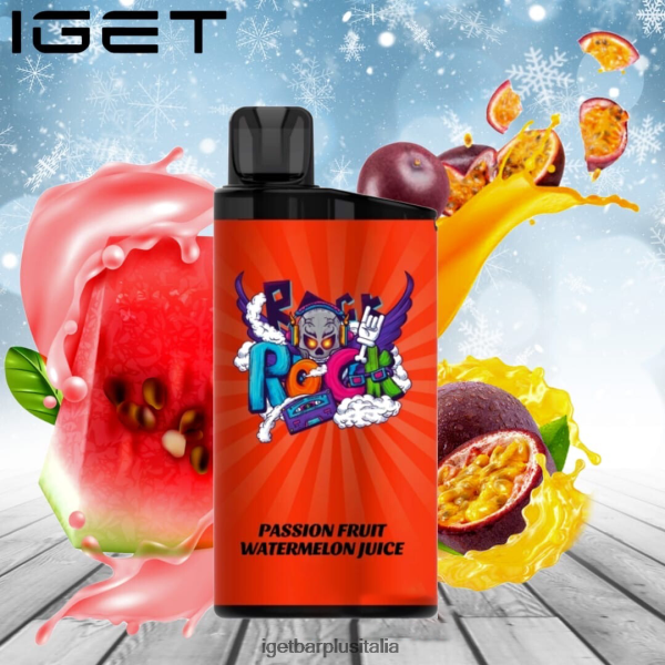 IGET Bar Italy | barra iget - 3500 sbuffi succo di anguria frutto della passione