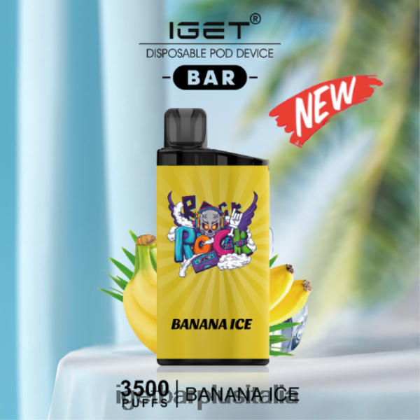 IGET Italy | barra iget - 3500 sbuffi ghiaccio alla banana