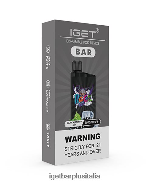 IGET Sigaretta Elettronica | barra iget ghiaccio alla mora