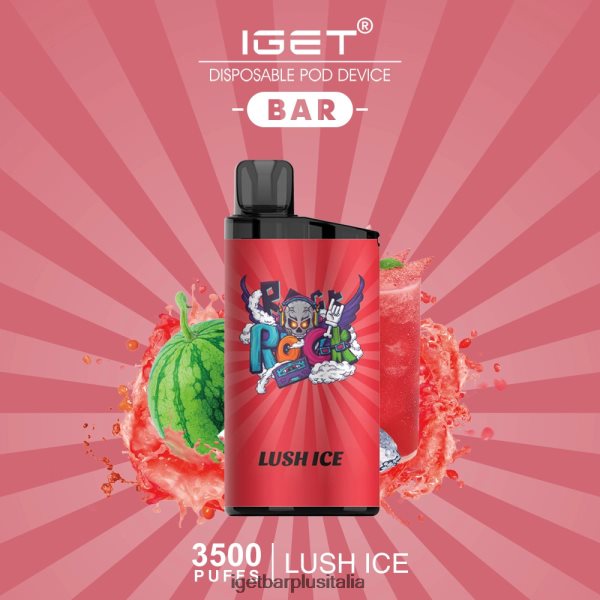 IGET Vape Italia | barra iget - 3500 sbuffi ghiaccio rigoglioso