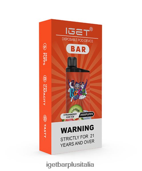 IGET Vape Italia | barra iget ghiaccio alla fragola e kiwi